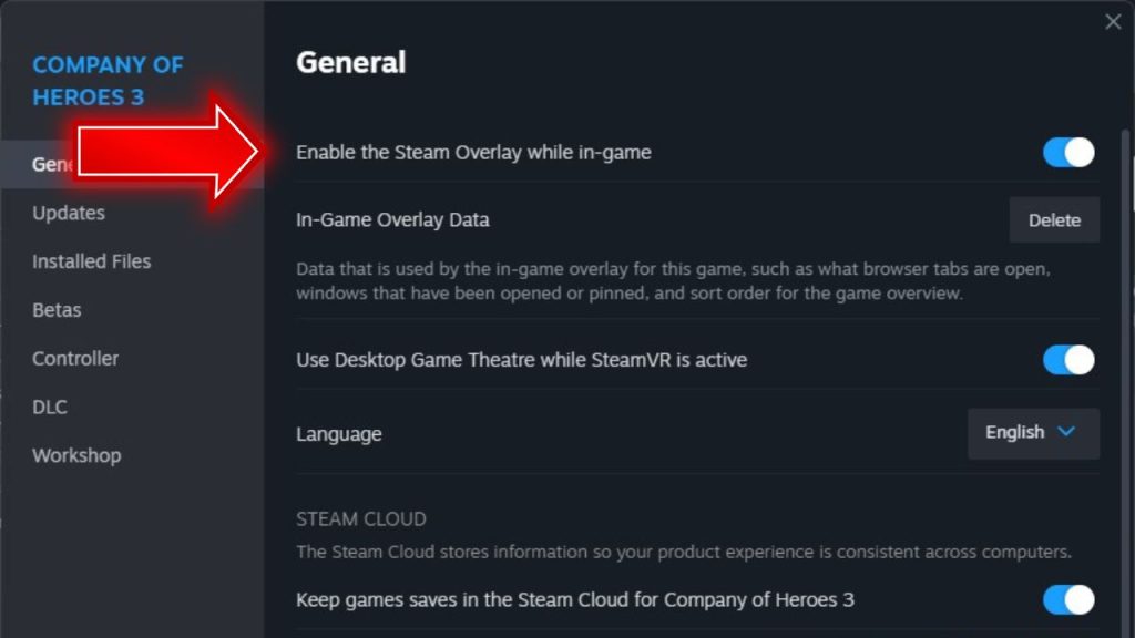 turn on the "Enable the Steam Overlay while in-game" option