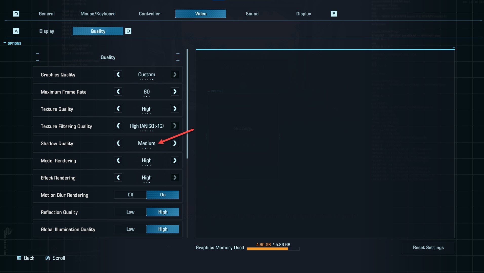 Exoprimal Best Graphics Settings 4 Set Texture Quality