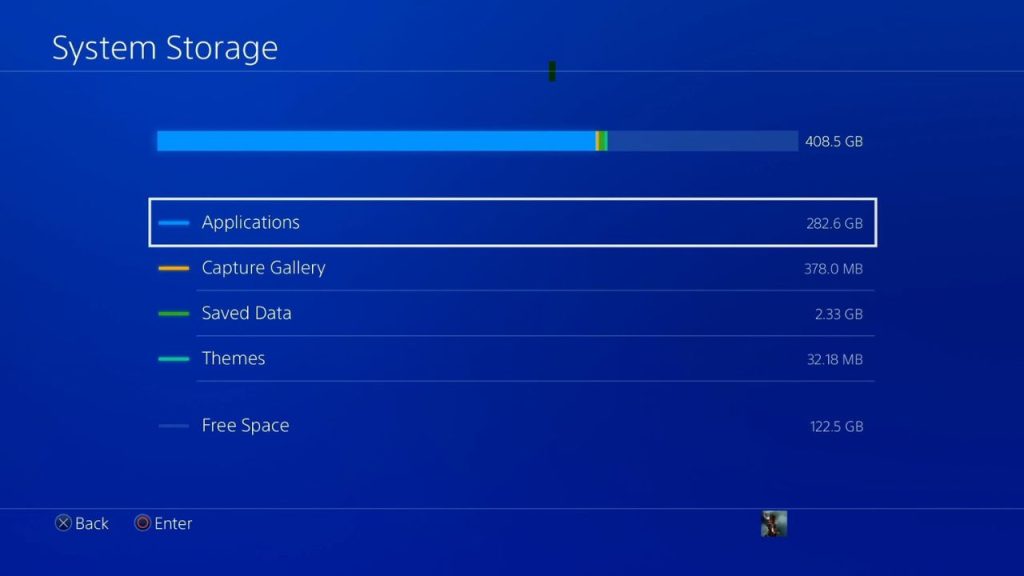 How To Fix PS4 System Storage Error | Updated 2023 1 Go to Settings > Storage > System Storage. View applications from largest to smallest.