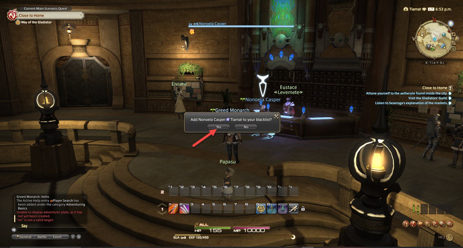 How to Blacklist in Final Fantasy XIV 2