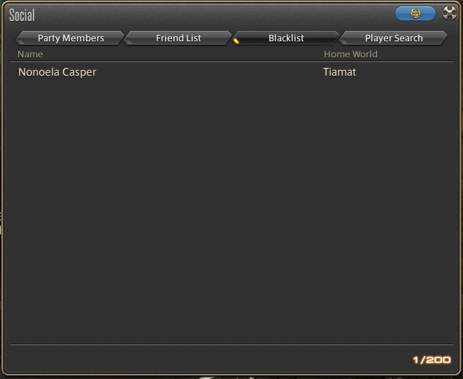How to Blacklist in Final Fantasy XIV 3