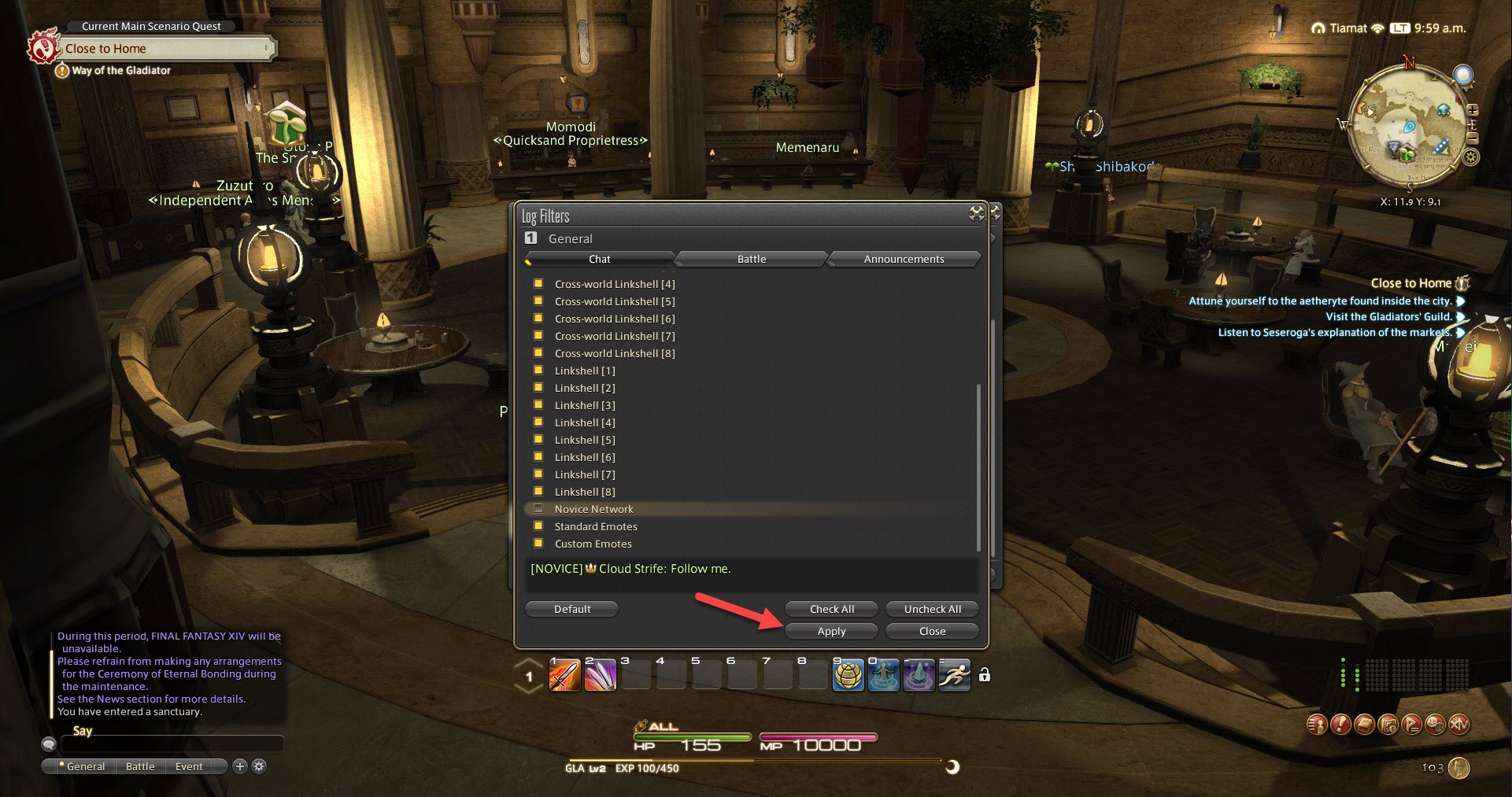 How to Leave the Novice Network in Final Fantasy XIV 3