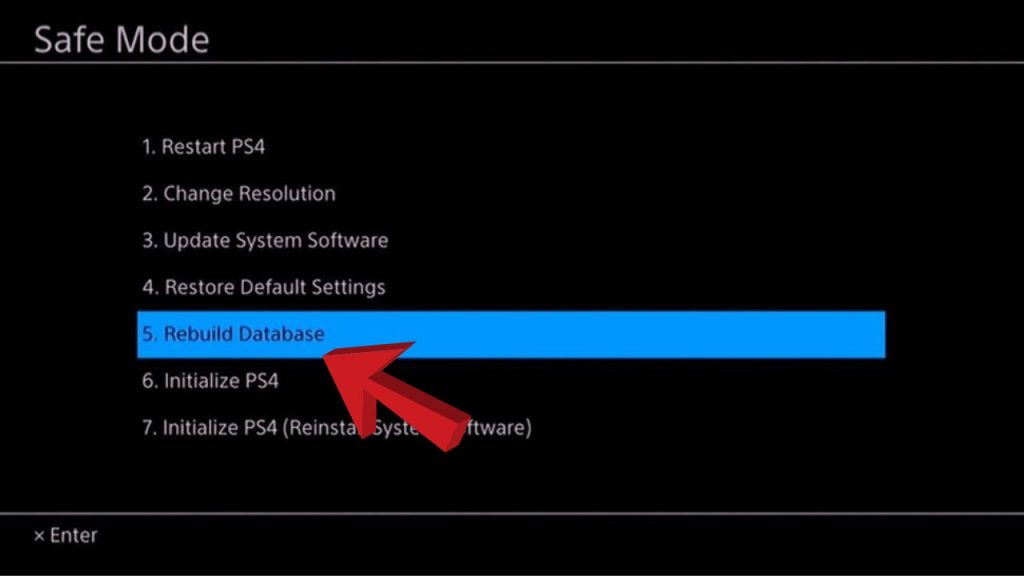 Connect the controller with a USB cable to the console, and select the Rebuild Database option. 