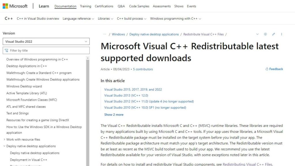 How To Fix Baldur's Gate 3 Error Code 516 7 Reinstall C++ Redistributables