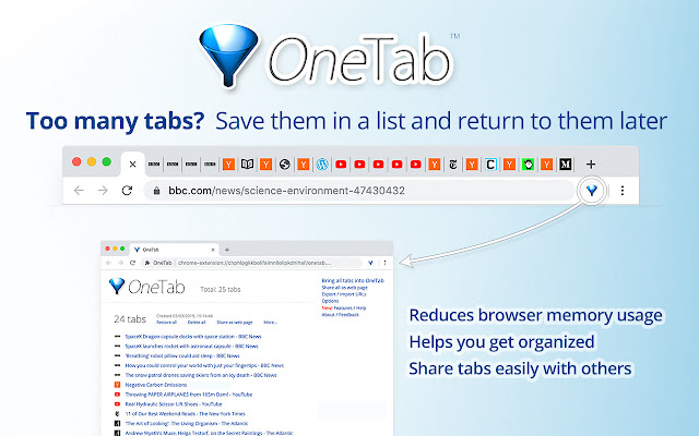 Too Many Tabs Open Consumes Resources