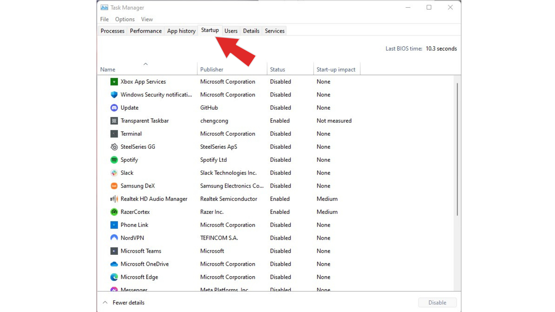 5 Proven Methods to Clear RAM on Windows 10 3 Disable Unneeded Startup Apps