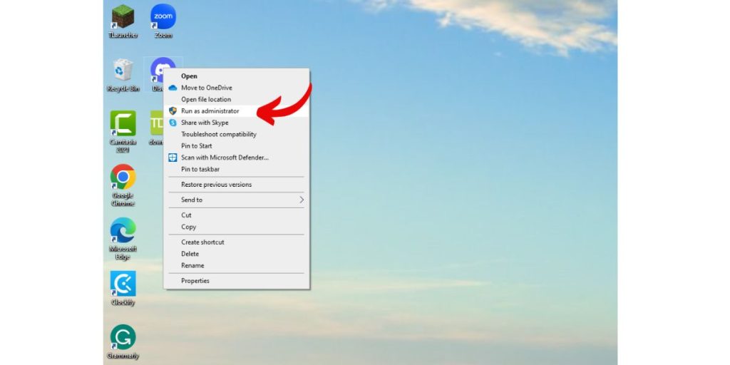 right click the Discord shortcut > Run as administrator