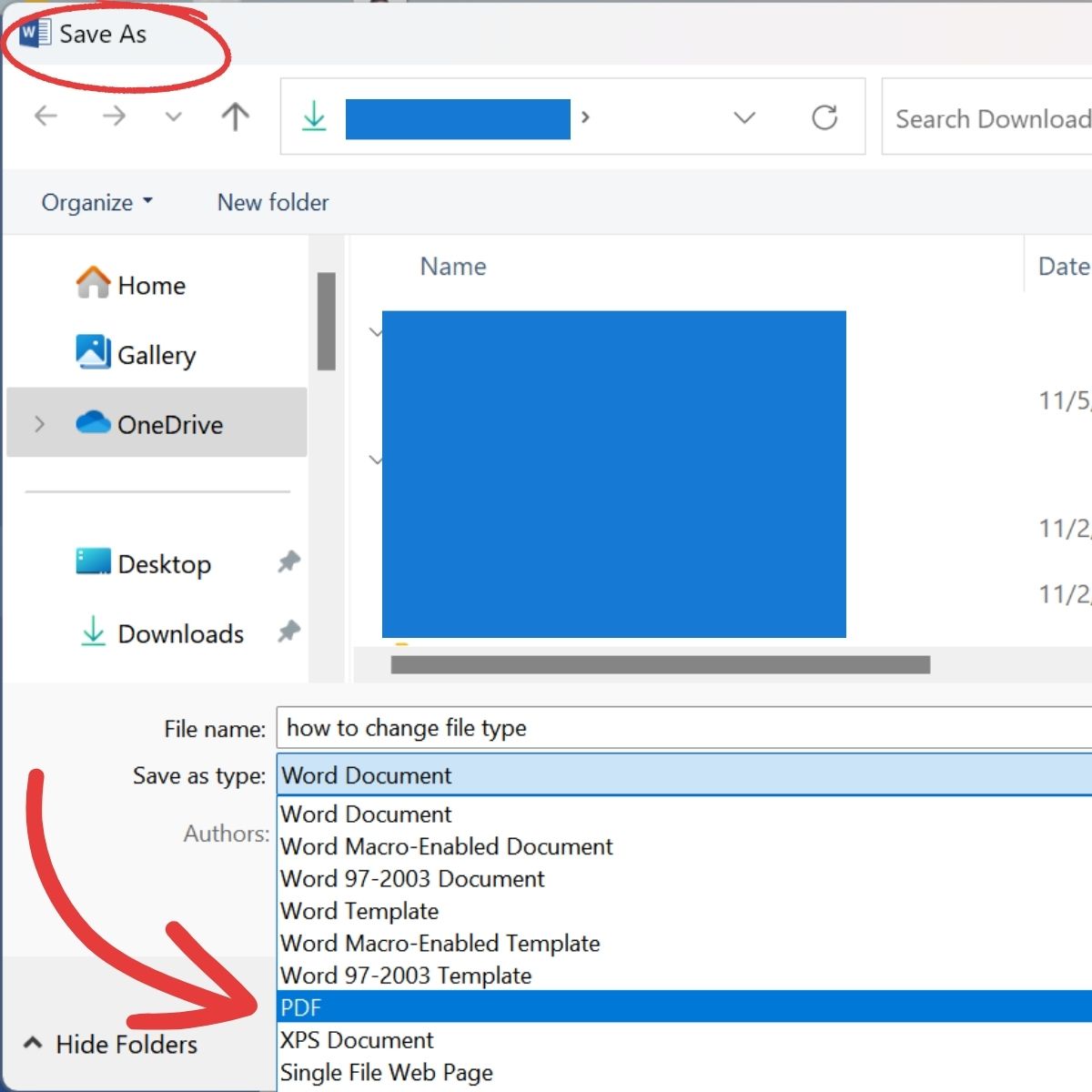 How To Change File Type In Windows? 5 Easy Ways (Save As + Tips) 3 Save As File Type