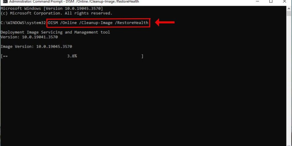 Windows Taskbar Frozen? Here's How to Fix It with 7 Easy Steps (Restart, Reset + More) 3 Type DISM /Online /Cleanup-Image /RestoreHealth and hit Enter.