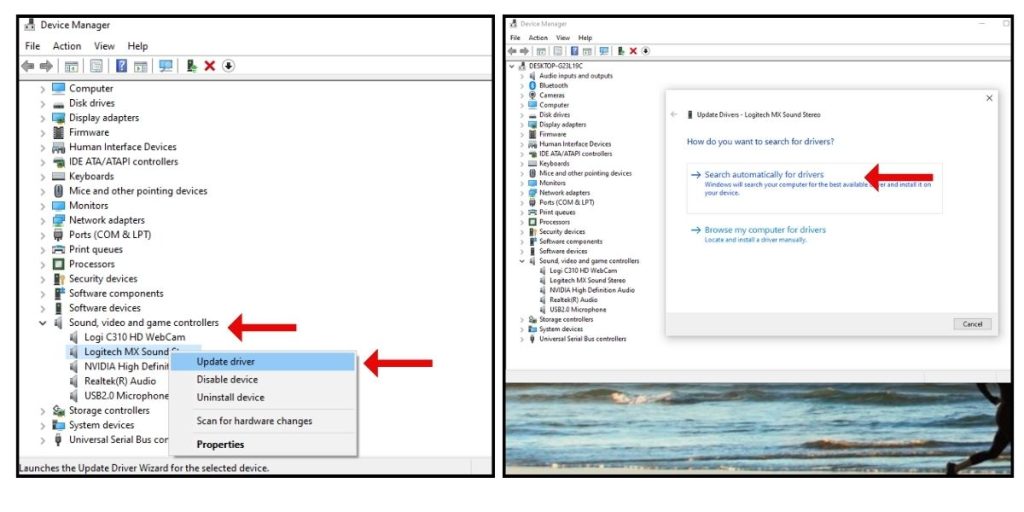 Volume Mixer Not Opening? 7 Troubleshooting Methods (Update, Reset + More) 2 Under Sound Video and Game Controllers, right-click on your driver and select Update driver.