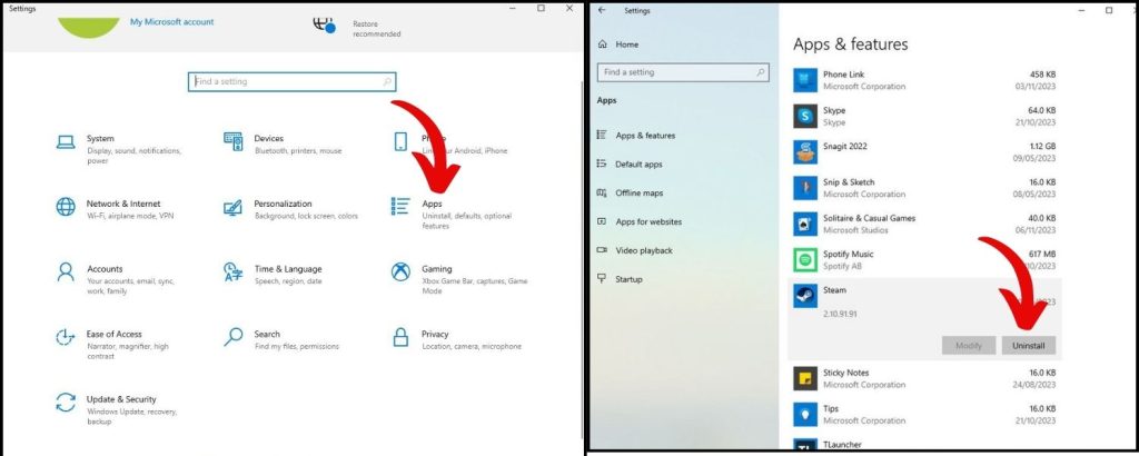 Encountering Steam Application Load Error 3:0000065432?Here's 8 Methods to Fix It 1 Uninstall Steam through the Control Panel or Settings app.