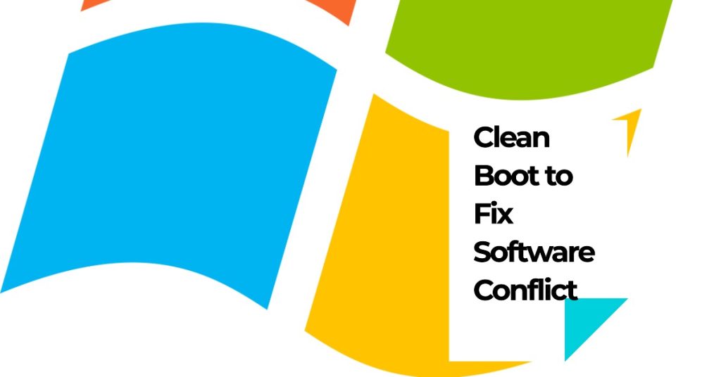 Perform a clean boot