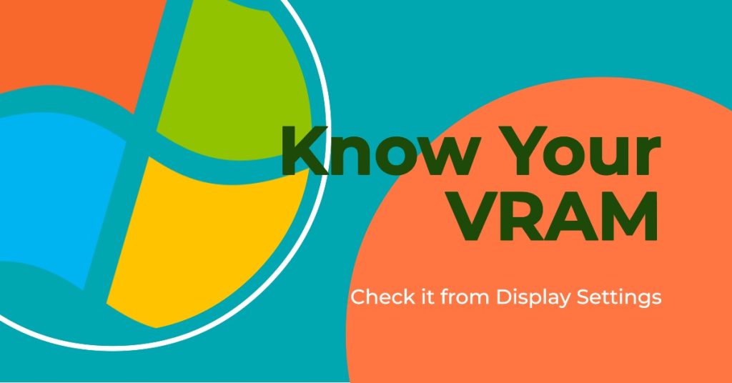 Check VRAM from Display Settings