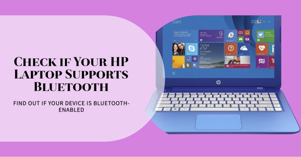 hp laptop bluetooth