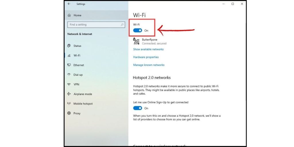 Windows 10 No Wi-Fi