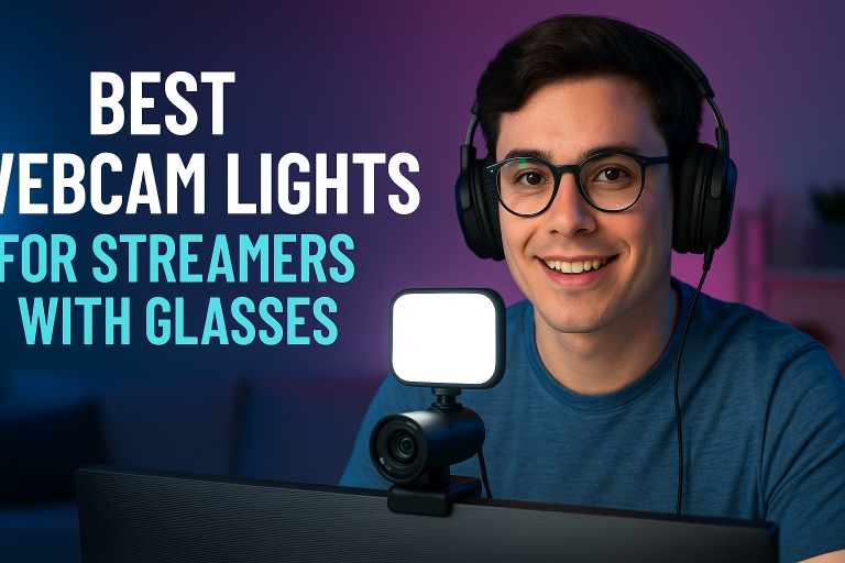 5 Best Webcam Lights for Streamers with Glasses
