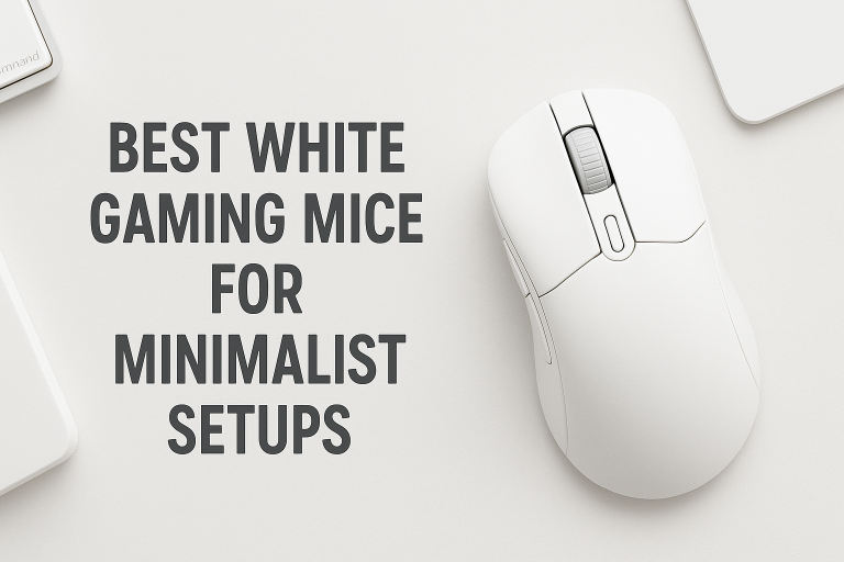 5 Best White Gaming Mice for Minimalist Setups