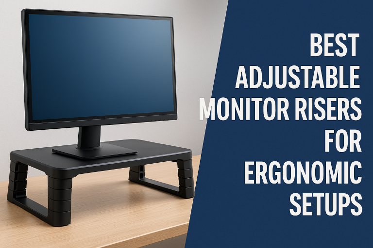 5 Best Adjustable Monitor Risers for Ergonomic Setups