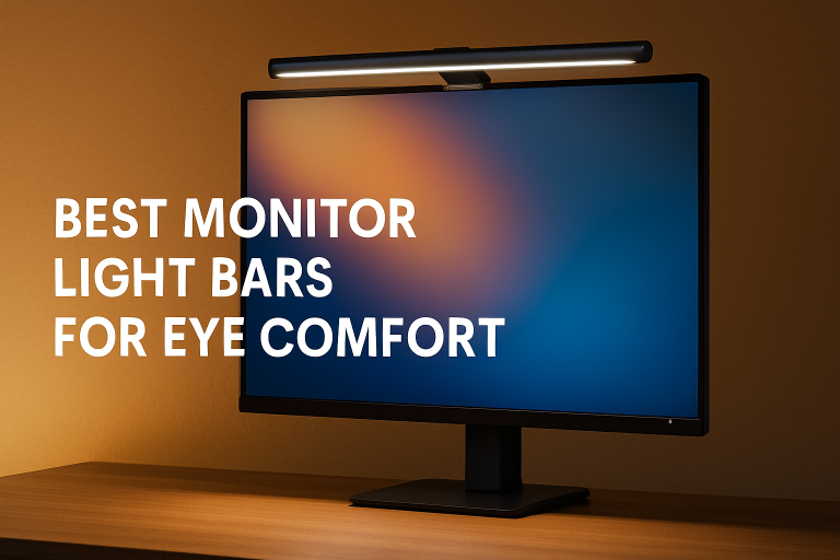 5 Best Monitor Light Bars for Eye Comfort